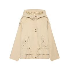 Photo: Lyon Drawstring Hooded Utility Jacket | Seoden London — view 6