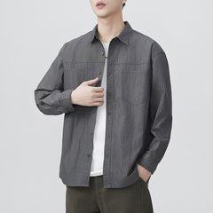 Photo: Men's Lightweight Workwear Shirt Jacket | Seoden London — view 3