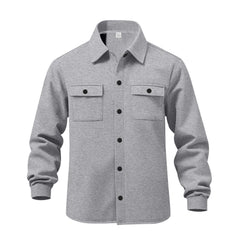 Photo: Montana Textured Button Overshirt | Seoden London — view 3