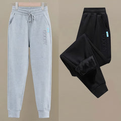 Photo: Nagisa Fleece-Lined Cuffed Joggers | Seoden London — view 2