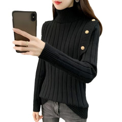 Photo: Women's Relaxed Roll Neck Jumper | Seoden London — view 1