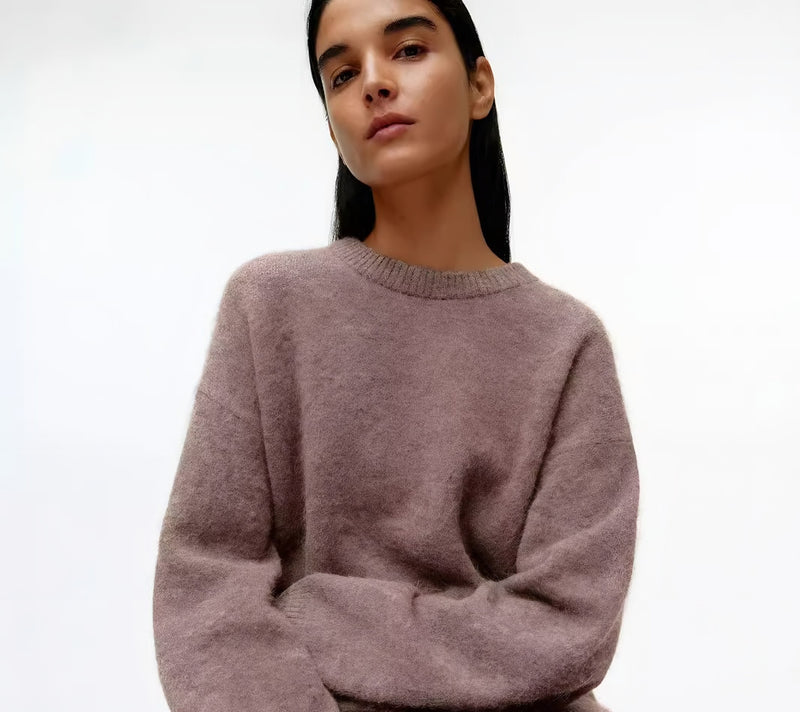 Photo: Women's Wool Crew Neck Jumper | Seoden London