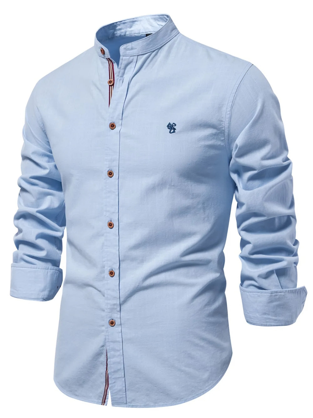 Photo: Cambridge Band-Collar Oxford Shirt | Seoden London