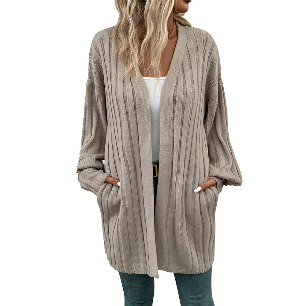 Photo: Heather Ribbed Longline Cardigan | Seoden London
