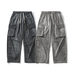 Photo: Men's Washed Cotton Cargo Trousers | Seoden London — view 5