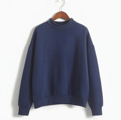 Photo: Serafina Fleece-Lined Mock-Neck Sweatshirt | Seoden London — view 15