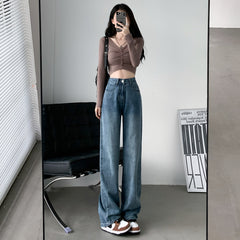 Photo: Women's High Waist Wide Leg Jeans | Seoden London — view 2