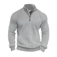 Photo: Harbour Quarter-Zip Knit Pullover | Seoden London — view 3