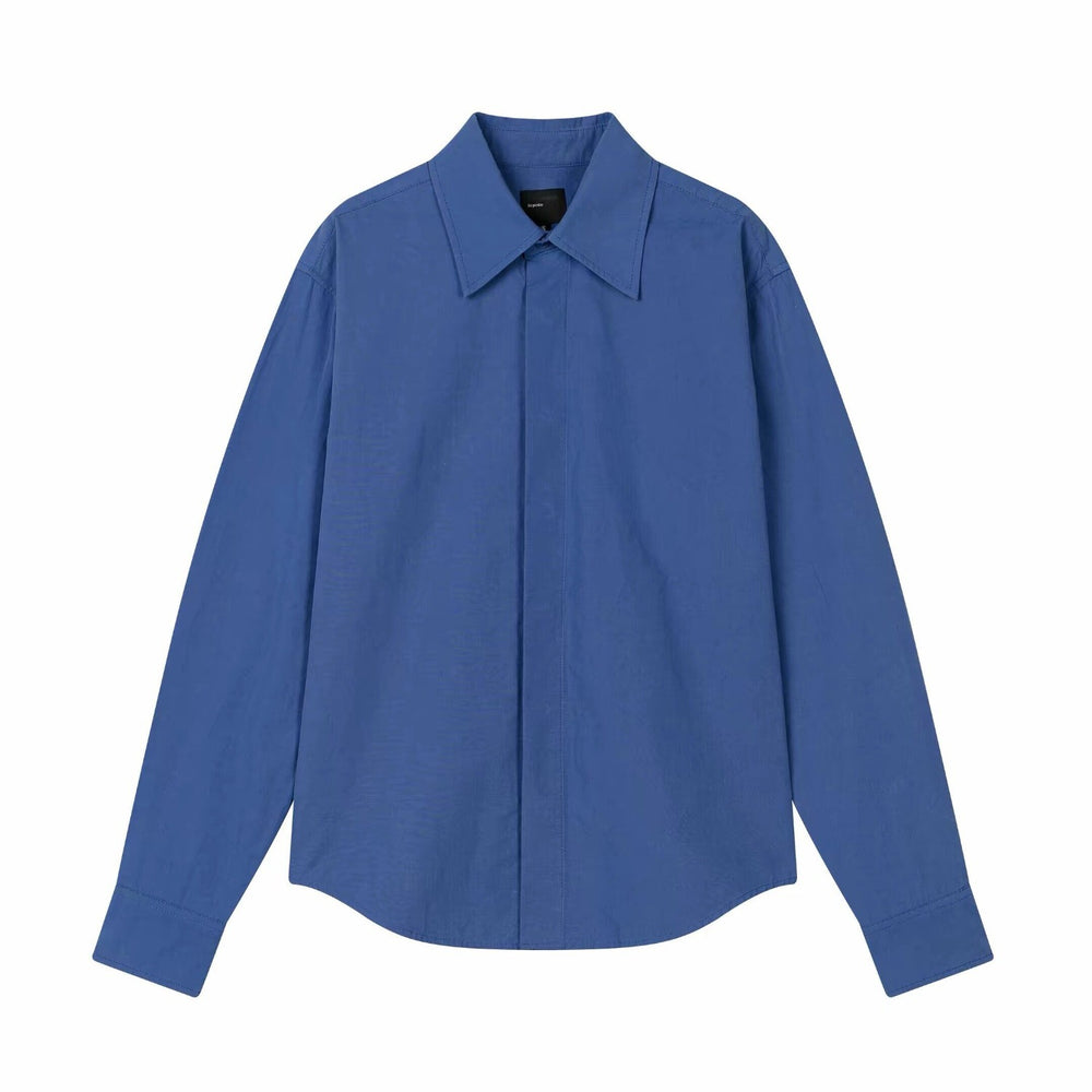 Photo: Classic Blue Long Sleeve Shirt | Seoden London