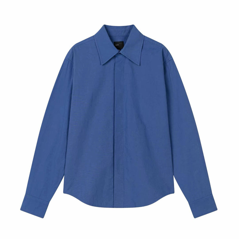 Photo: Classic Blue Long Sleeve Shirt | Seoden London