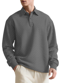 Photo: Relaxed Polo Sweatshirt for Work and Weekend | Seoden London — view 3