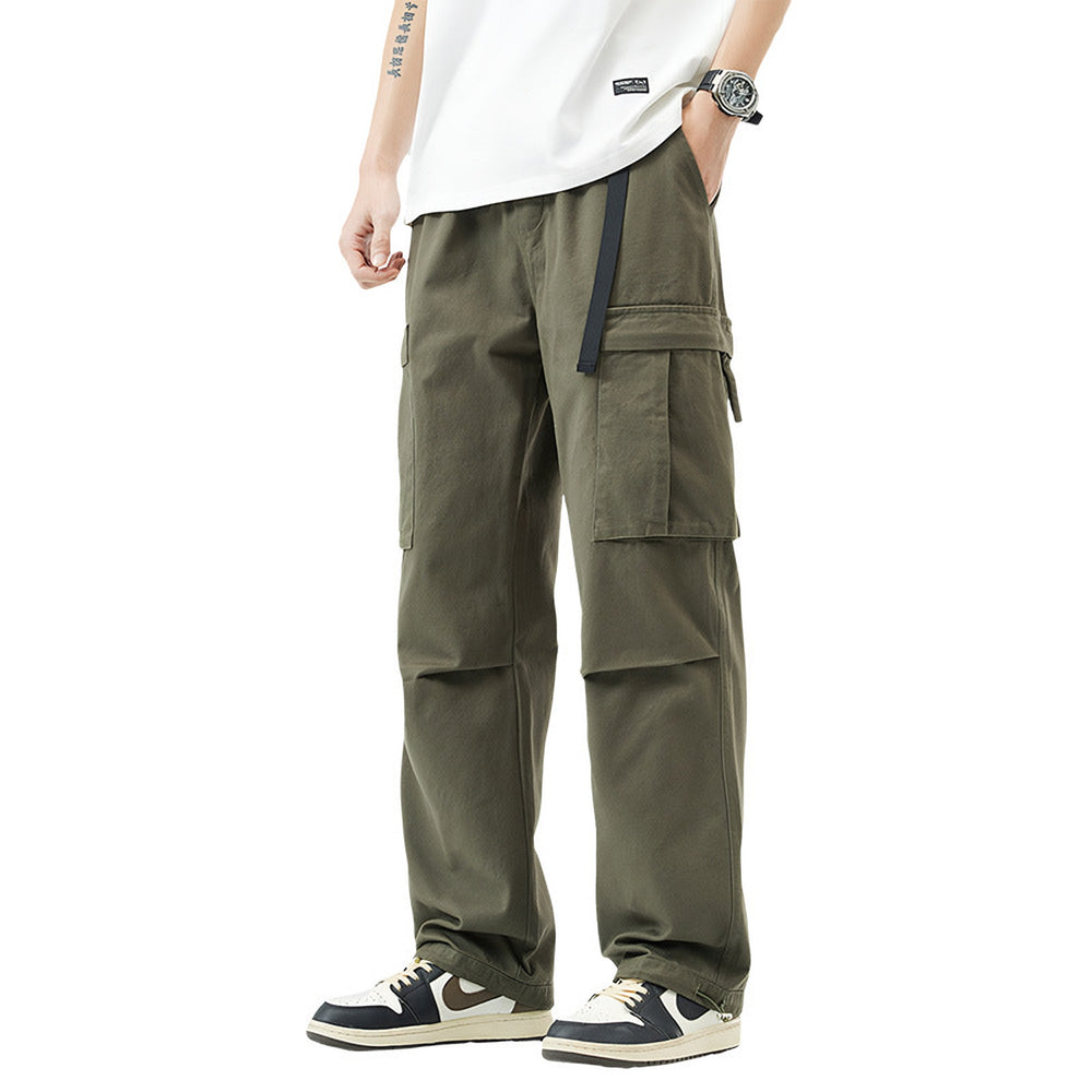 Photo: Cuffed Cotton Cargo Trousers | Seoden London