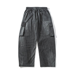 Photo: Men's Washed Cotton Cargo Trousers | Seoden London — view 4