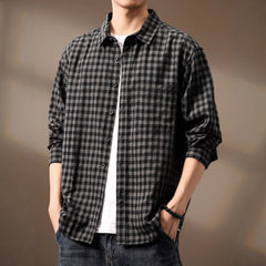 Photo: Workwear Check Shirt Jacket | Seoden London — view 7