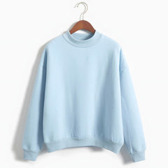 Photo: Serafina Fleece-Lined Mock-Neck Sweatshirt | Seoden London — view 4