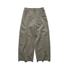 Photo: Men's Washed Cotton Wide Leg Chinos | Seoden London — view 1