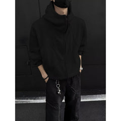 Photo: Men's Heavyweight Cotton Zip Up Hoodie | Seoden London — view 4