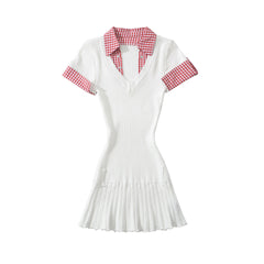 Photo: Women's Collared Knitted Jumper Dress | Seoden London — view 2