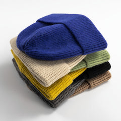 Photo: Arctic Fleece-Lined Ribbed Beanie | Seoden London — view 7