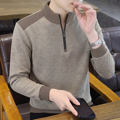 Photo: Hampstead Striped Half-Zip Pullover | Seoden London — view 4