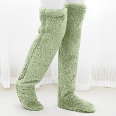 Photo: Cloud Plush Over-the-Knee Lounge Socks | Seoden London — view 8