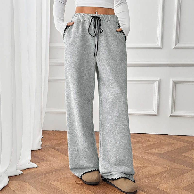 Photo: Bristol Drawstring Wide-Leg Sweatpants | Seoden London