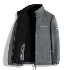 Photo: Men's Sherpa Lined Fleece Jacket | Seoden London — view 8