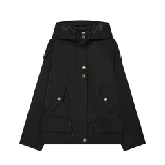 Photo: Lyon Drawstring Hooded Utility Jacket | Seoden London — view 8