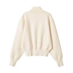 Photo: Cortona Half-Zip Stand-Collar Jumper | Seoden London — view 4