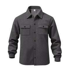 Photo: Montana Textured Button Overshirt | Seoden London — view 4