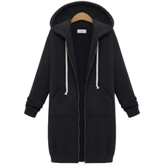 Photo: Oslo Longline Fleece-Lined Zip Hoodie | Seoden London — view 6