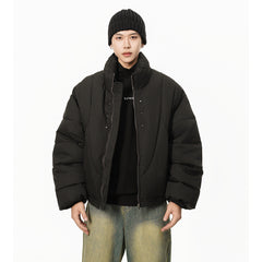 Photo: Oslo Stand-Collar Puffer Jacket | Seoden London — view 3