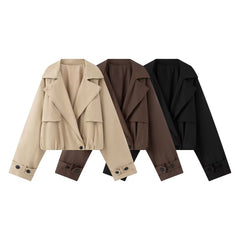 Photo: Kobe Minimal Cropped Jacket | Seoden London — view 5