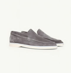Photo: Portofino Suede-Look Slip-On Loafers | Seoden London — view 14