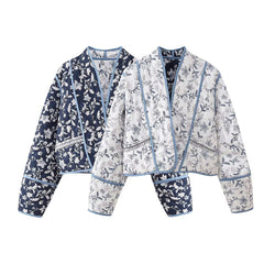 Photo: Provence Reversible Floral Quilted Jacket | Seoden London — view 1