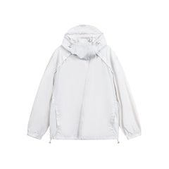 Photo: Hebden Asymmetric-Zip Hooded Windbreaker | Seoden London — view 2