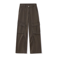 Photo: Men's Pleated Cotton Cargo Trousers | Seoden London — view 5