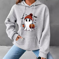 Photo: Waffle Hoodie with Ghost Print | Seoden London — view 8