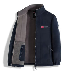 Photo: Men's Sherpa Lined Fleece Jacket | Seoden London — view 10