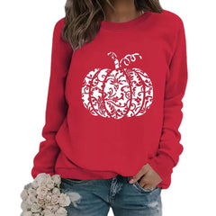 Photo: Lace Pumpkin Print Sweatshirt | Seoden London — view 1