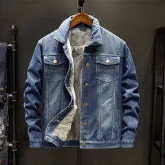 Photo: Sherpa-Lined Denim Jacket | Seoden London — view 5
