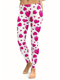 Photo: Valeria Heart-Print Leggings | Seoden London — view 5
