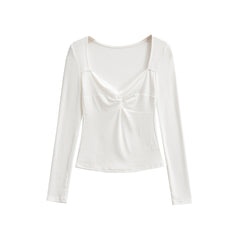Photo: Marisol Twist-Front Long Sleeve Top | Seoden London — view 1