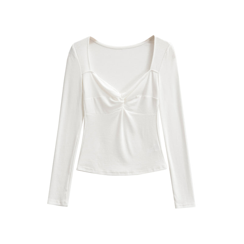 Photo: Marisol Twist-Front Long Sleeve Top | Seoden London