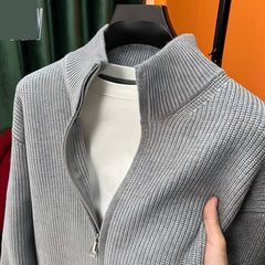 Photo: Dundee Double-Zip Knit Cardigan | Seoden London — view 6