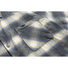 Photo: Men's Cotton Flannel Check Overshirt | Seoden London — view 3