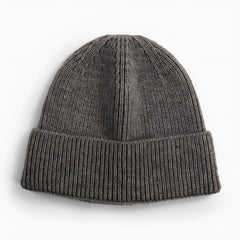 Photo: Arctic Fleece-Lined Ribbed Beanie | Seoden London — view 8