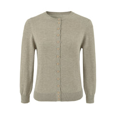Photo: Oxford Cropped Ribbed Cardigan | Seoden London — view 8