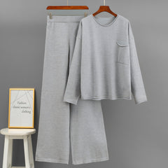 Photo: Women's Pocket Jumper and Wide Leg Trousers Knit Set | Seoden London — view 3
