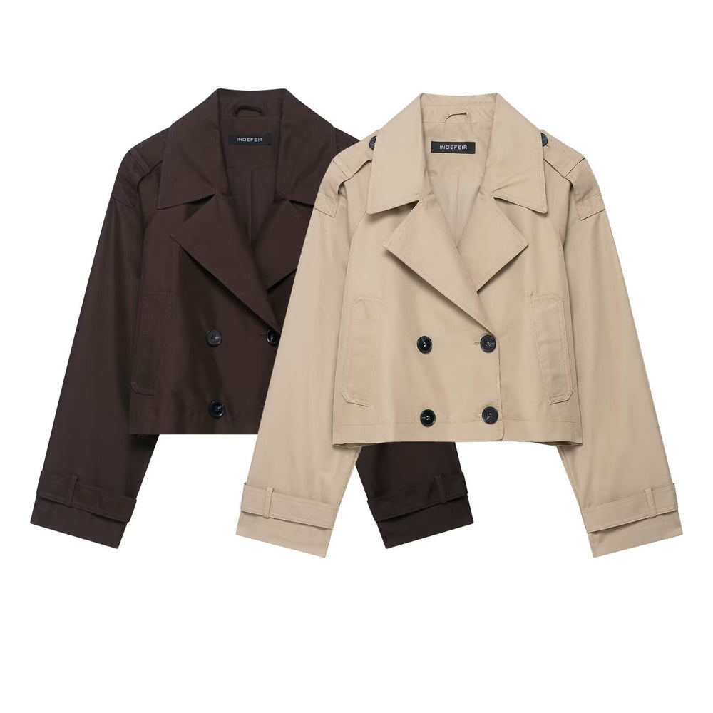 Photo: Bath Cropped Double-Breasted Jacket | Seoden London